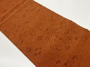 本場筑前博多菱に花々模様織出し名古屋帯